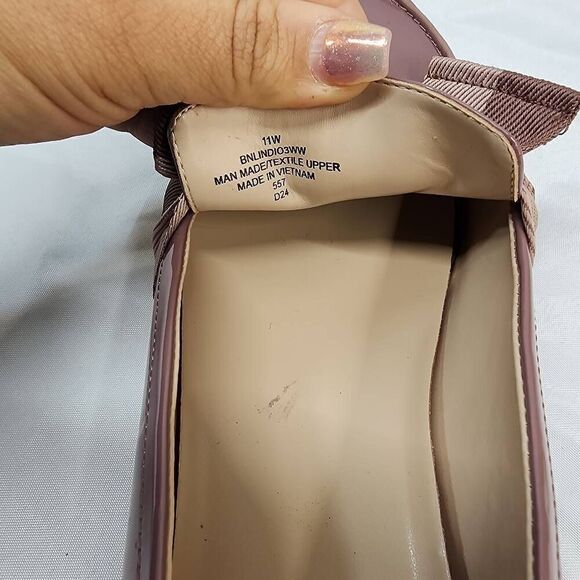 BANDOLINO Lindio Size 11 W Dress Shoe Women's Pink Bow Loafers comfort - Picture 9 of 9